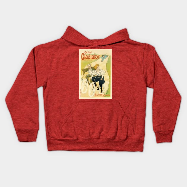 Gladiator Cycles by Misti Kids Hoodie by MasterpieceCafe